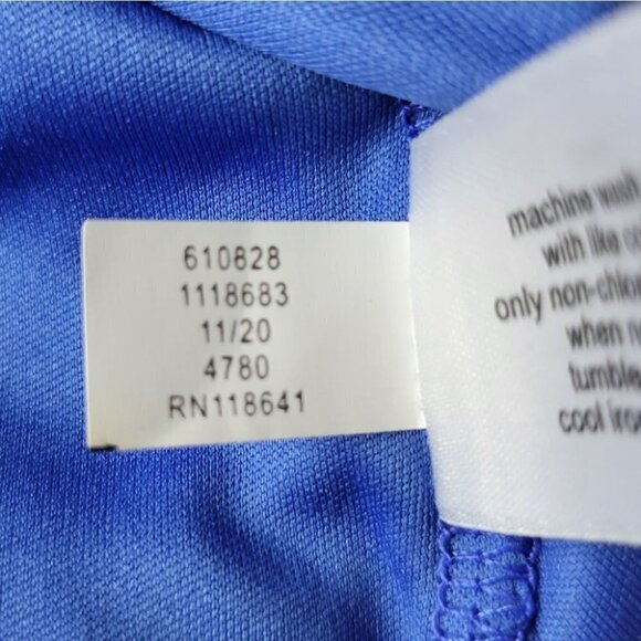 Lane bryant swiss dot blouse blue 14/16 - Picture 7 of 11